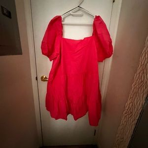 Bubble gum pink dress